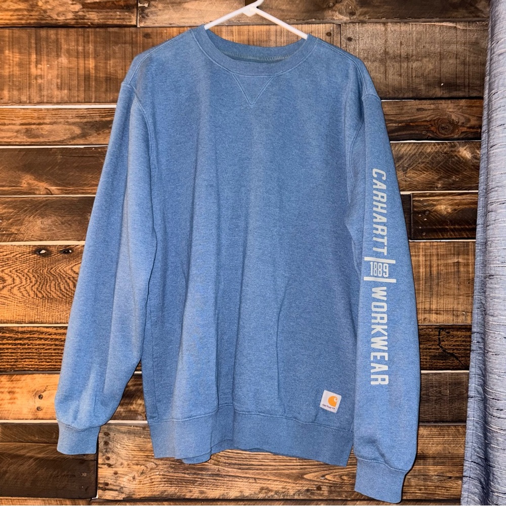 Carhartt Men's Blue Workwear Crewneck